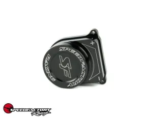 SpeedFactory Black Billet Distributor Cap Delete B16, B18A/B, D15, and D16 SF-02-082