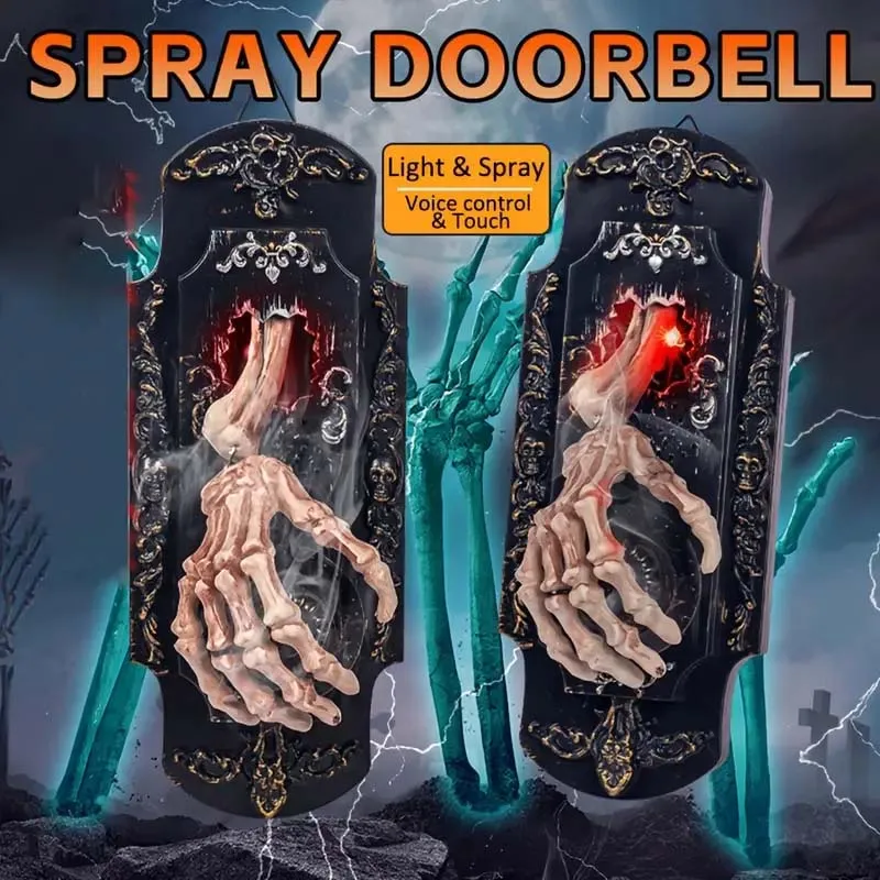 Spooky Halloween Doorbell - Battery Operated, Traditional Design