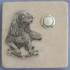 Springer Spaniel Dog Stone Doorbell