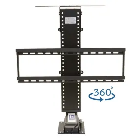 SRV Smart Wifi 33920 Pro 360 Swivel TV Lift Mechanism for 70 Inch Flat screen TVs - Alexa® & Google Home® Compatible
