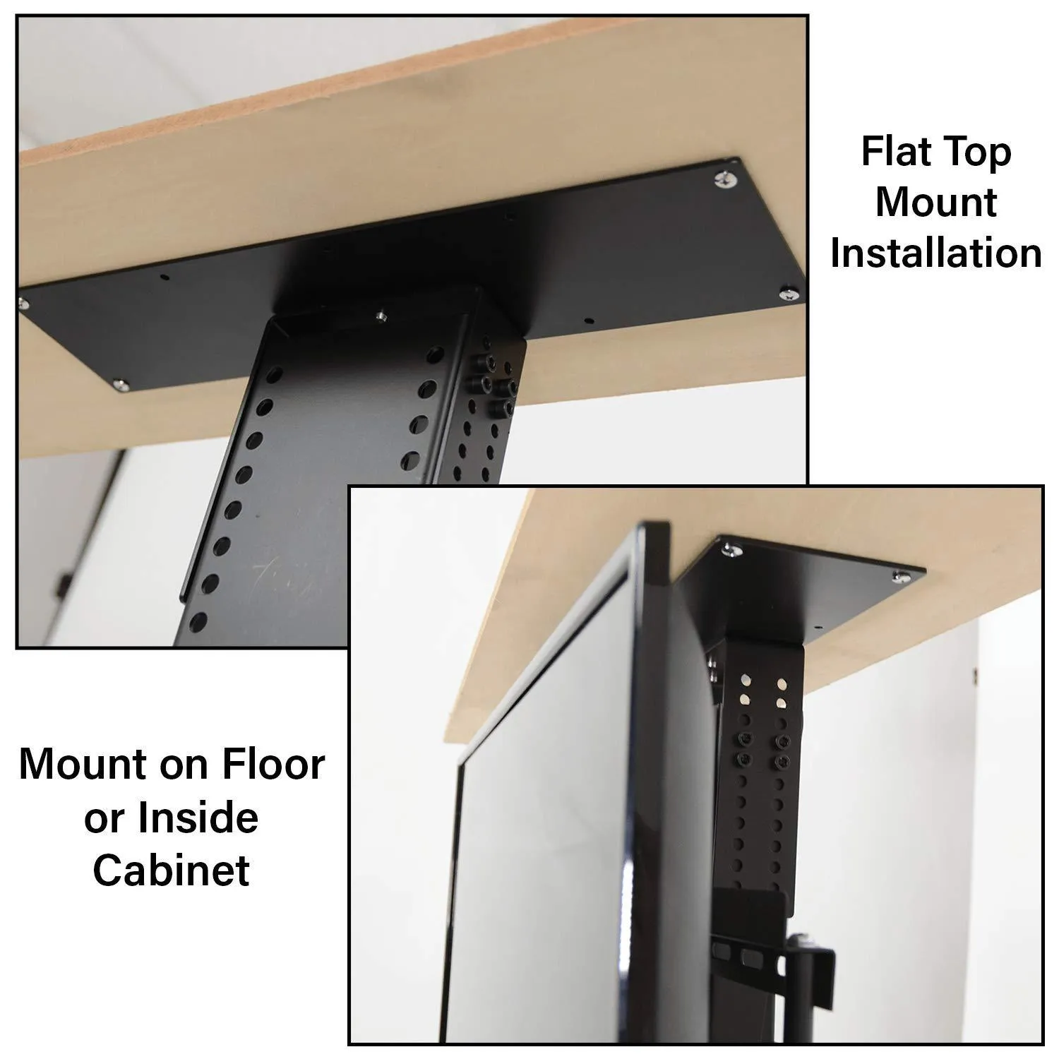 SRV Smart Wifi 33920 Pro 360 Swivel TV Lift Mechanism for 70 Inch Flat screen TVs - Alexa® & Google Home® Compatible