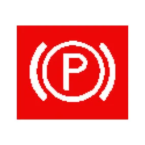 Switch Lens Bottom Red Parking Brake Pk1