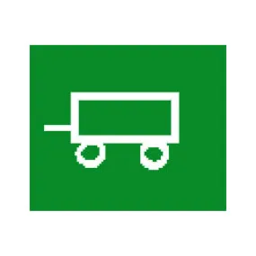 Switch Lens Top Green Trailer Warning Pk1