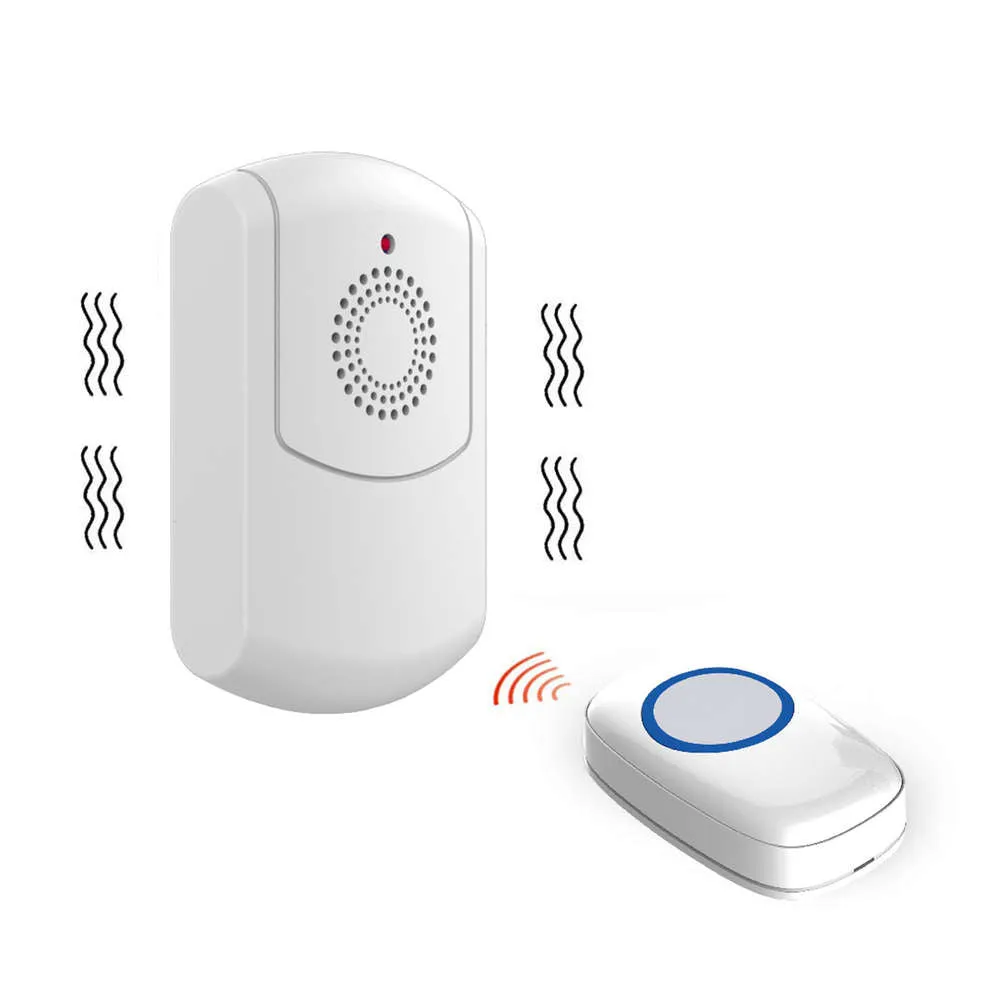 Tabtimer Vib-Ra-Bell - wireless doorbell & vibrating shaker receiver bundle