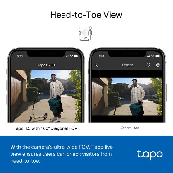 Tapo Smart Battery Video Doorbell