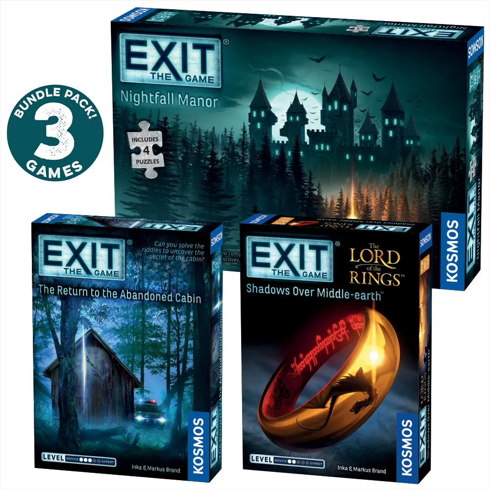 The Game, Return to the Abandoned Cabin, Nightfall Manor, Lord of the RIngs: Shadows Over Middle-earth