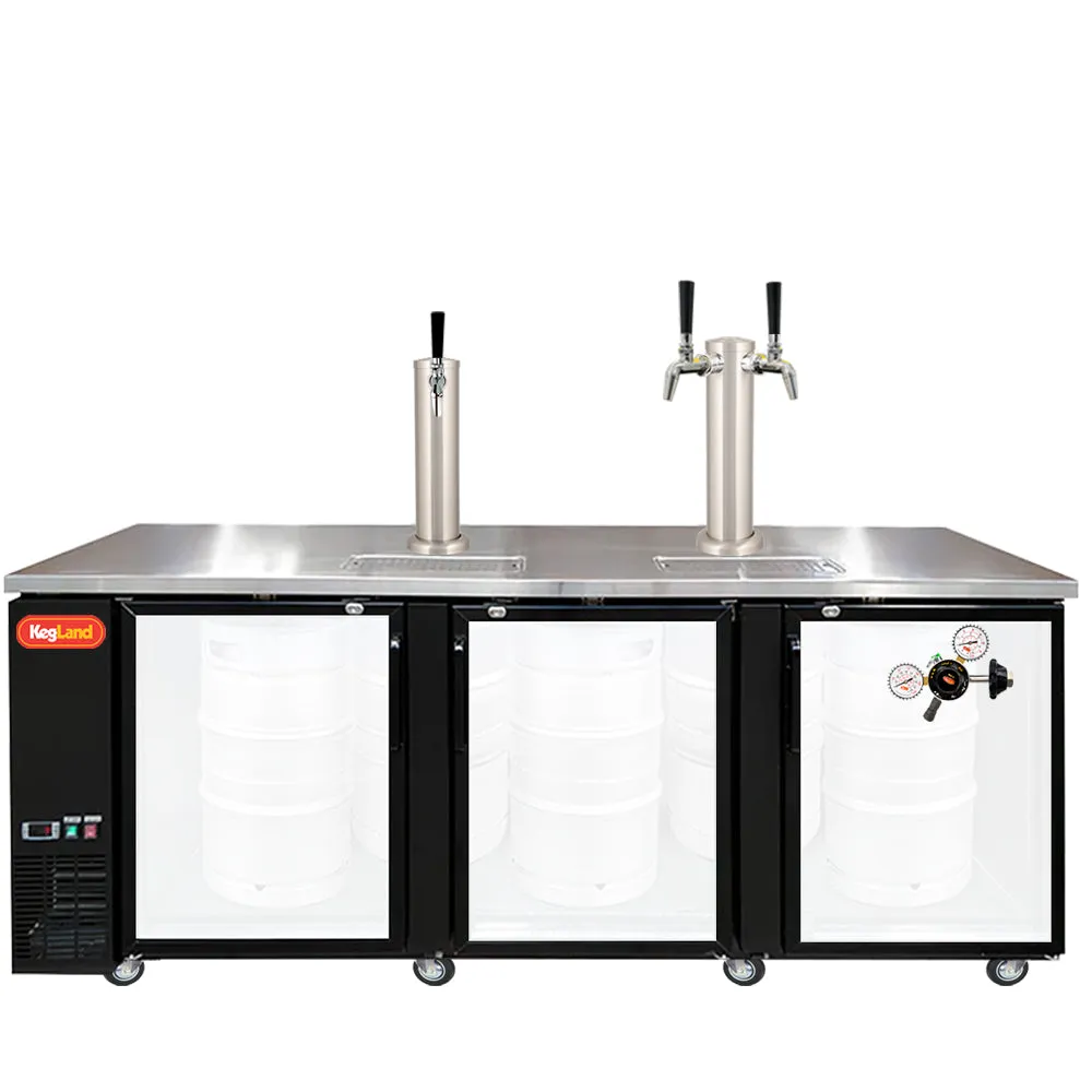 Three Door Grand Deluxe Kegerator Builder
