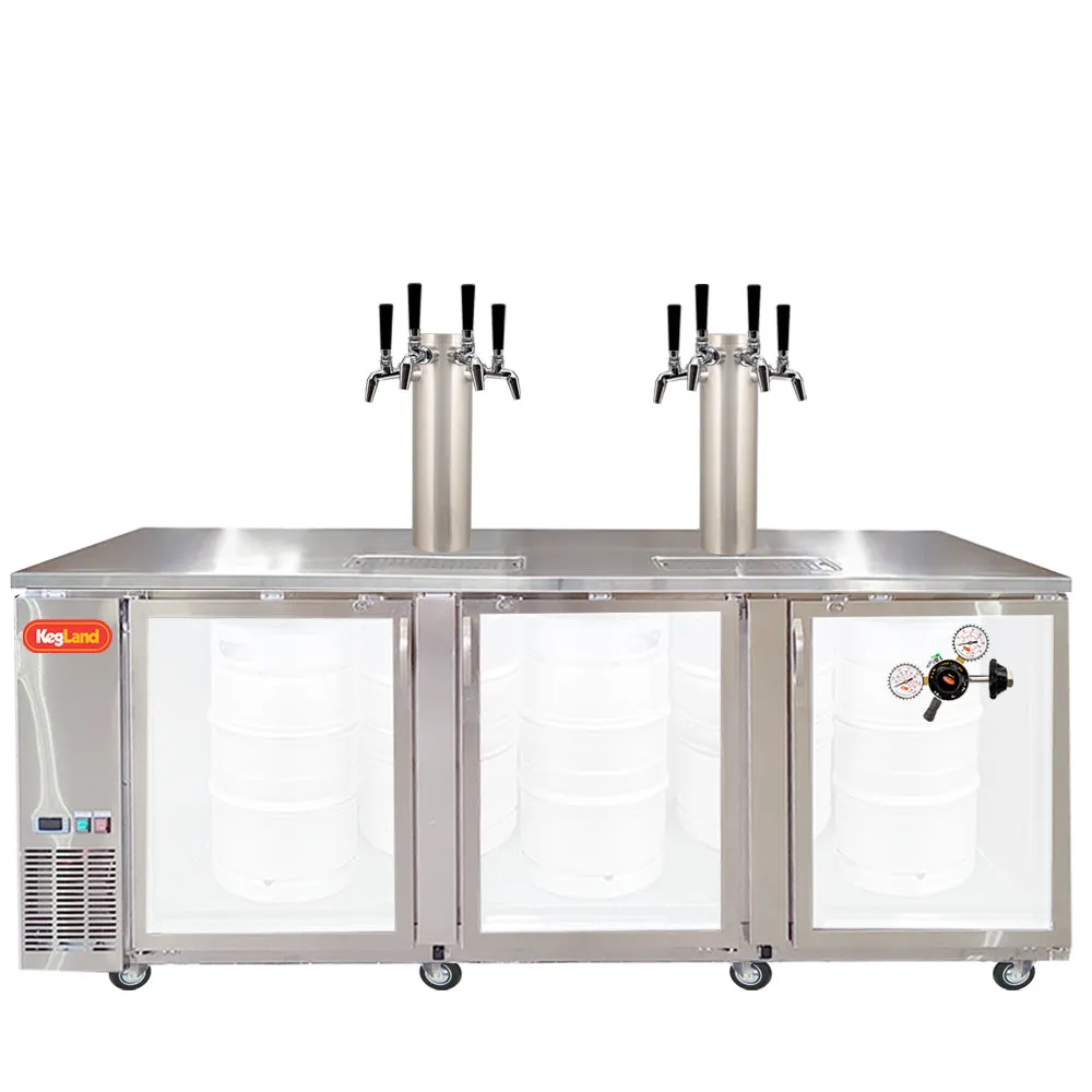 Three Door Grand Deluxe Kegerator Builder