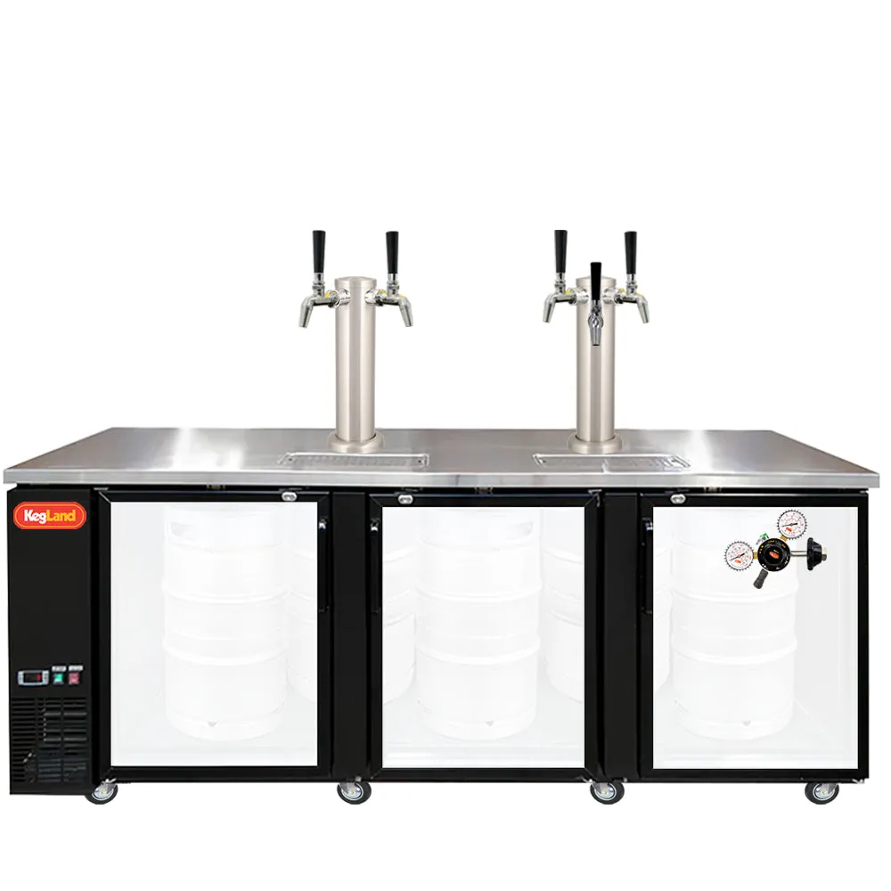 Three Door Grand Deluxe Kegerator Builder