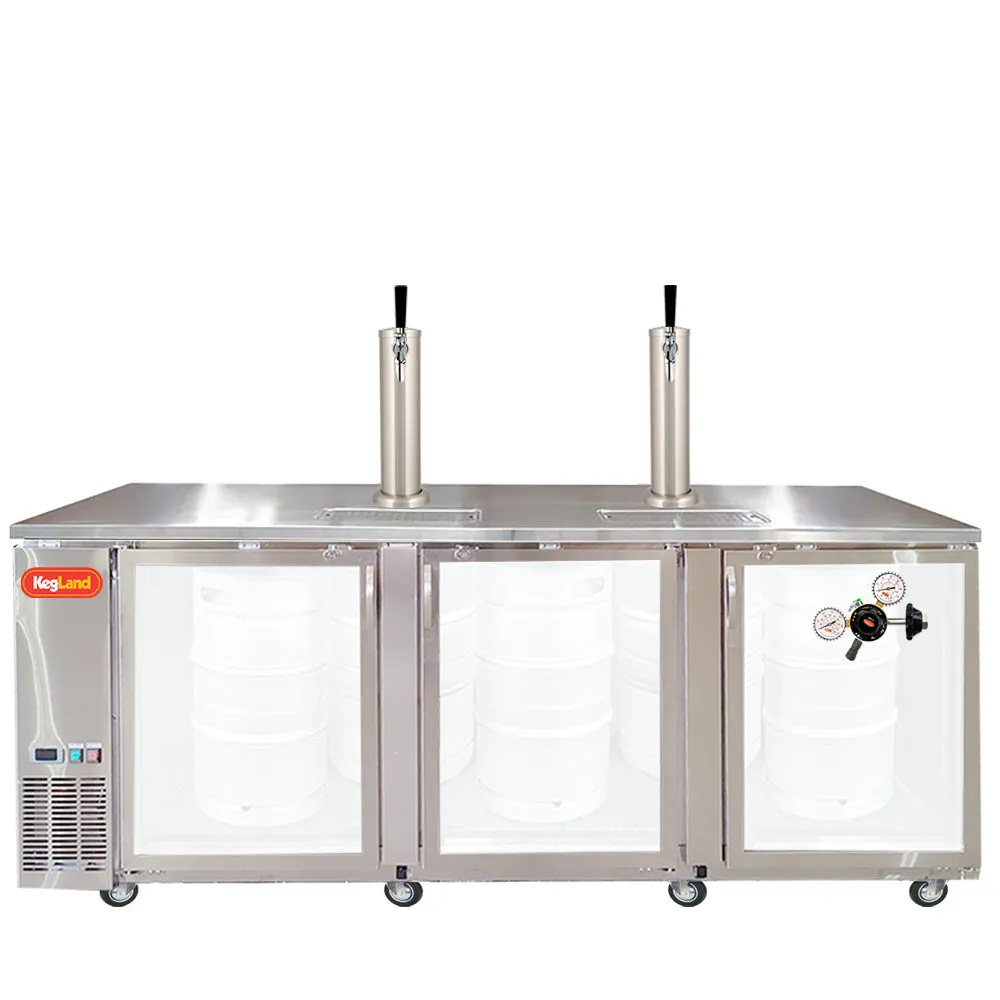 Three Door Grand Deluxe Kegerator Builder