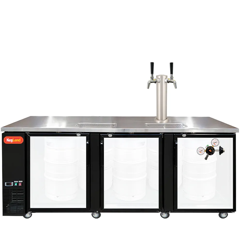 Three Door Grand Deluxe Kegerator Builder