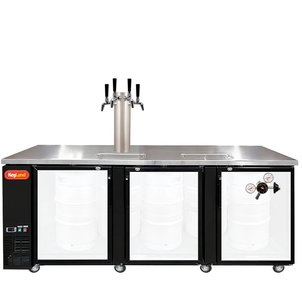Three Door Grand Deluxe Kegerator Builder