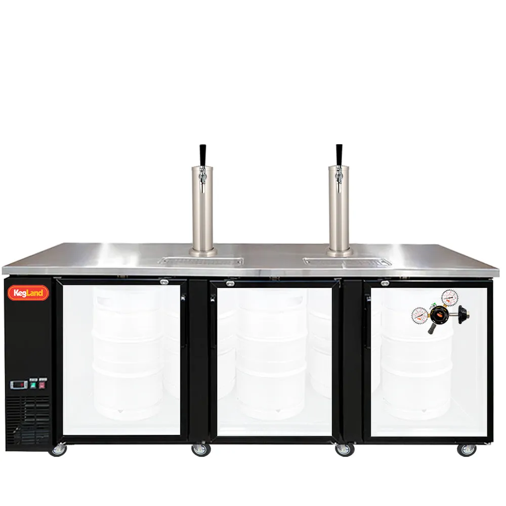 Three Door Grand Deluxe Kegerator Builder
