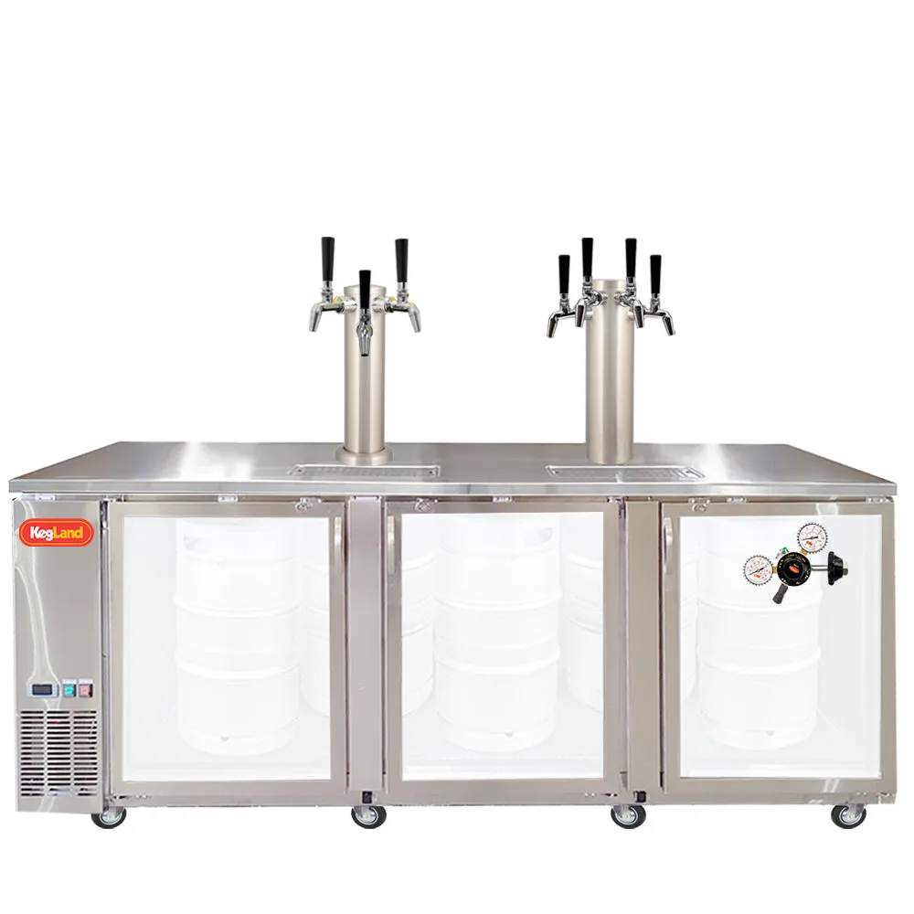 Three Door Grand Deluxe Kegerator Builder