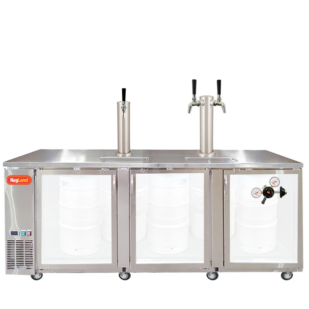 Three Door Grand Deluxe Kegerator Builder