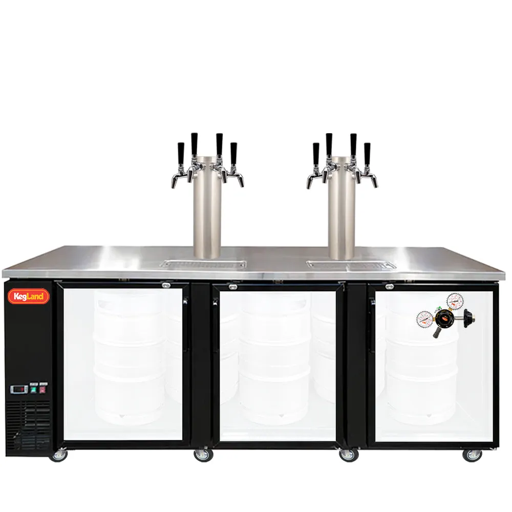 Three Door Grand Deluxe Kegerator Builder