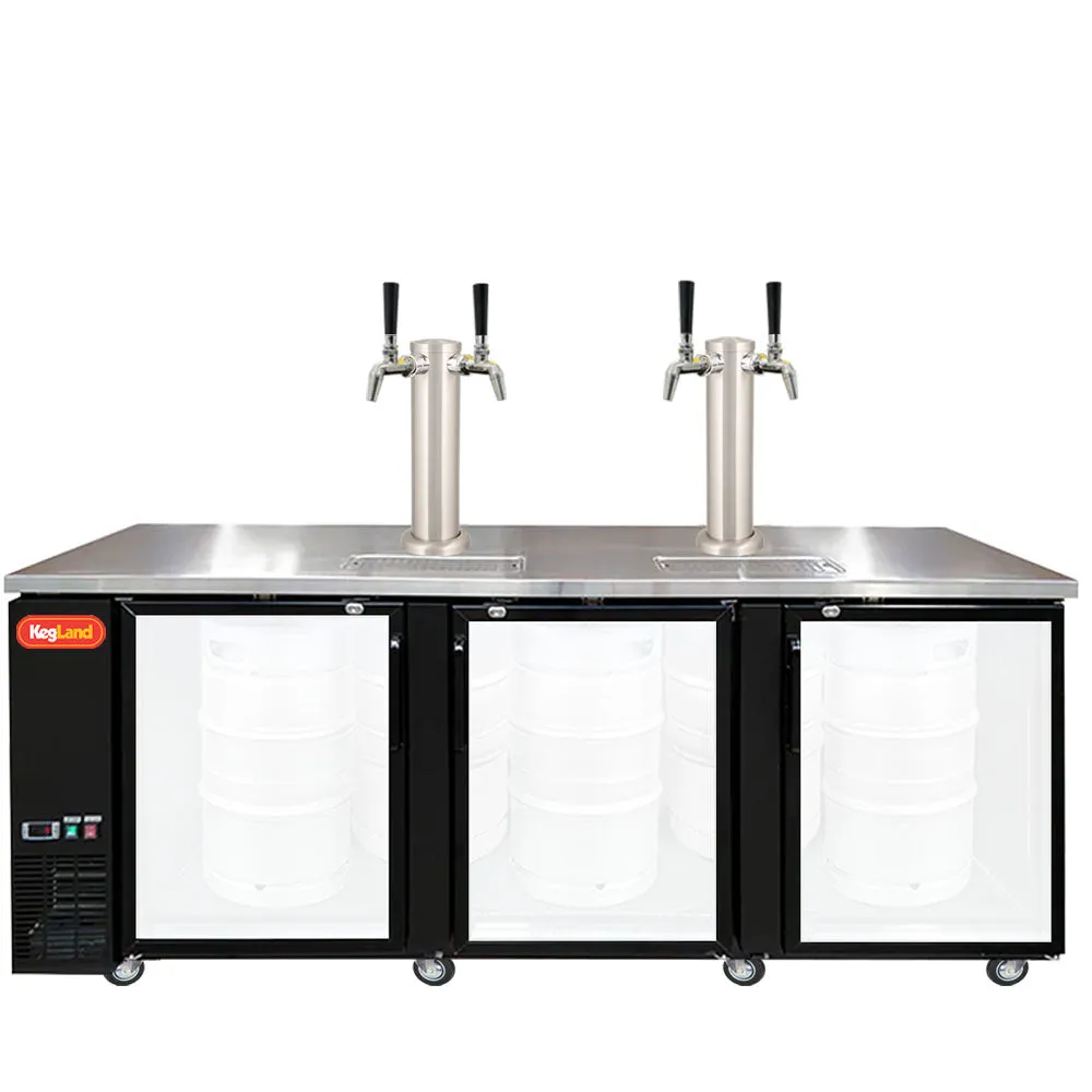 Three Door Grand Deluxe Kegerator Builder