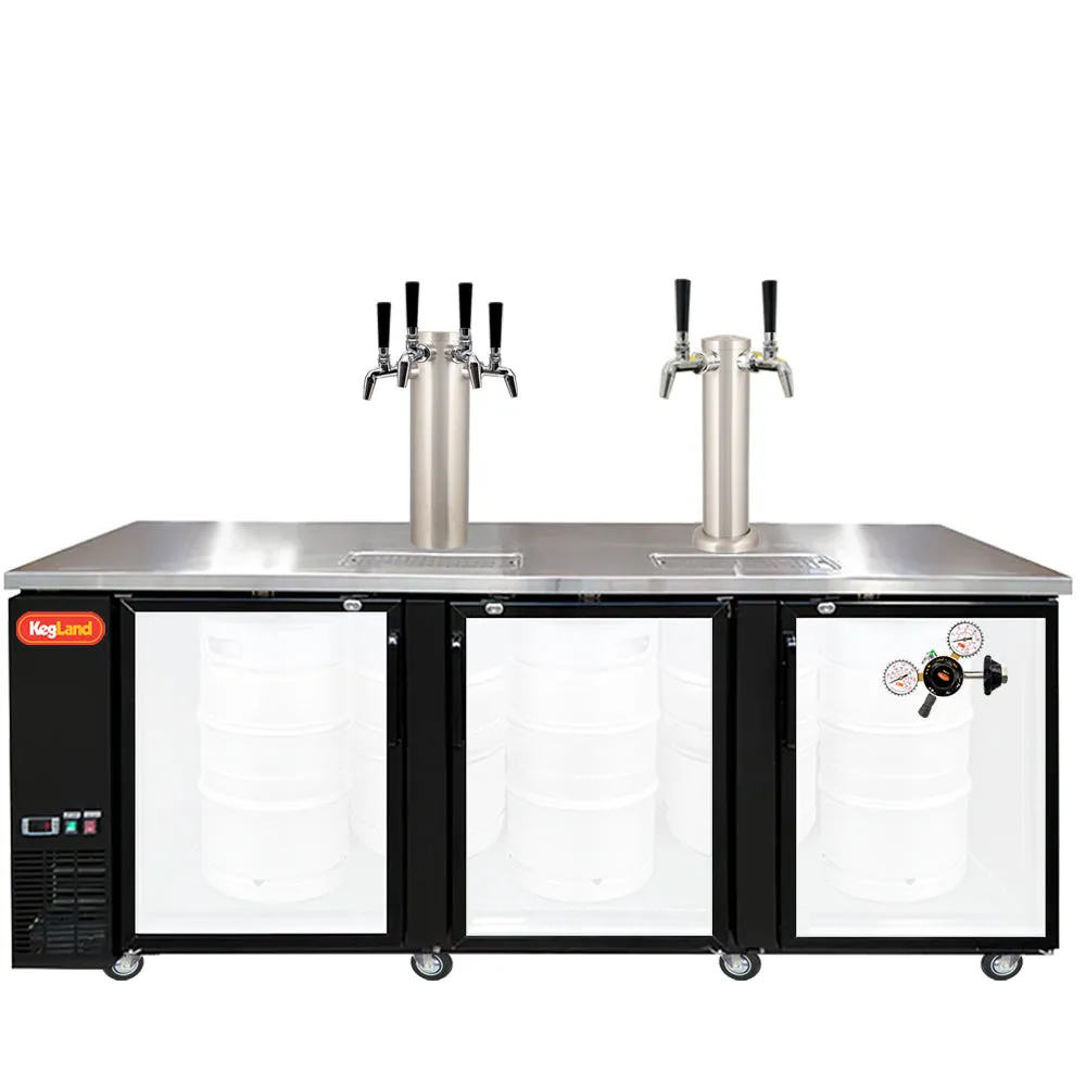 Three Door Grand Deluxe Kegerator Builder