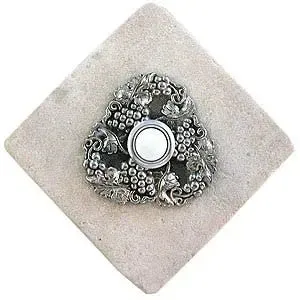 Tri-Grapes Stone Doorbell