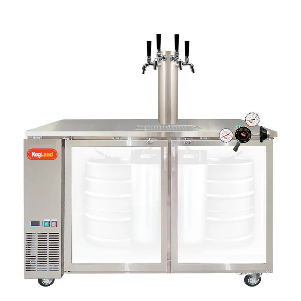 Two Door Grand Deluxe 3 Kegerator Builder