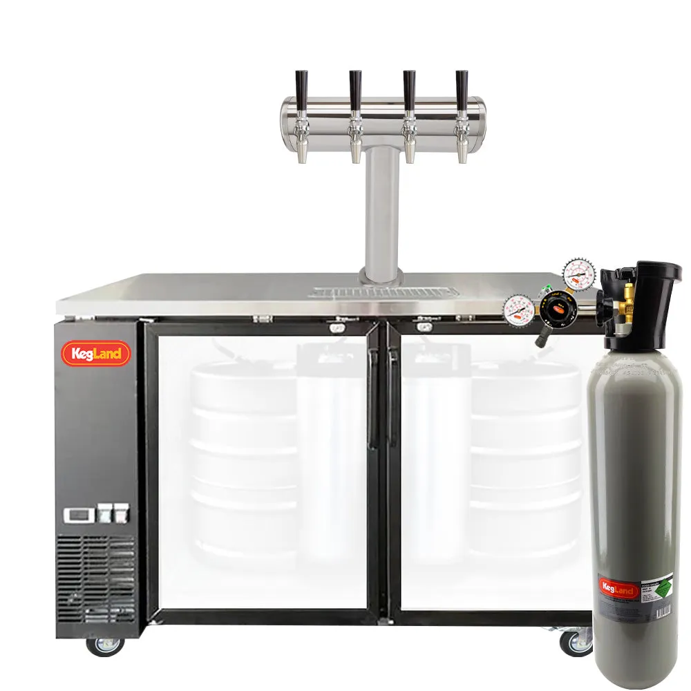 Two Door Grand Deluxe 3 Kegerator Builder