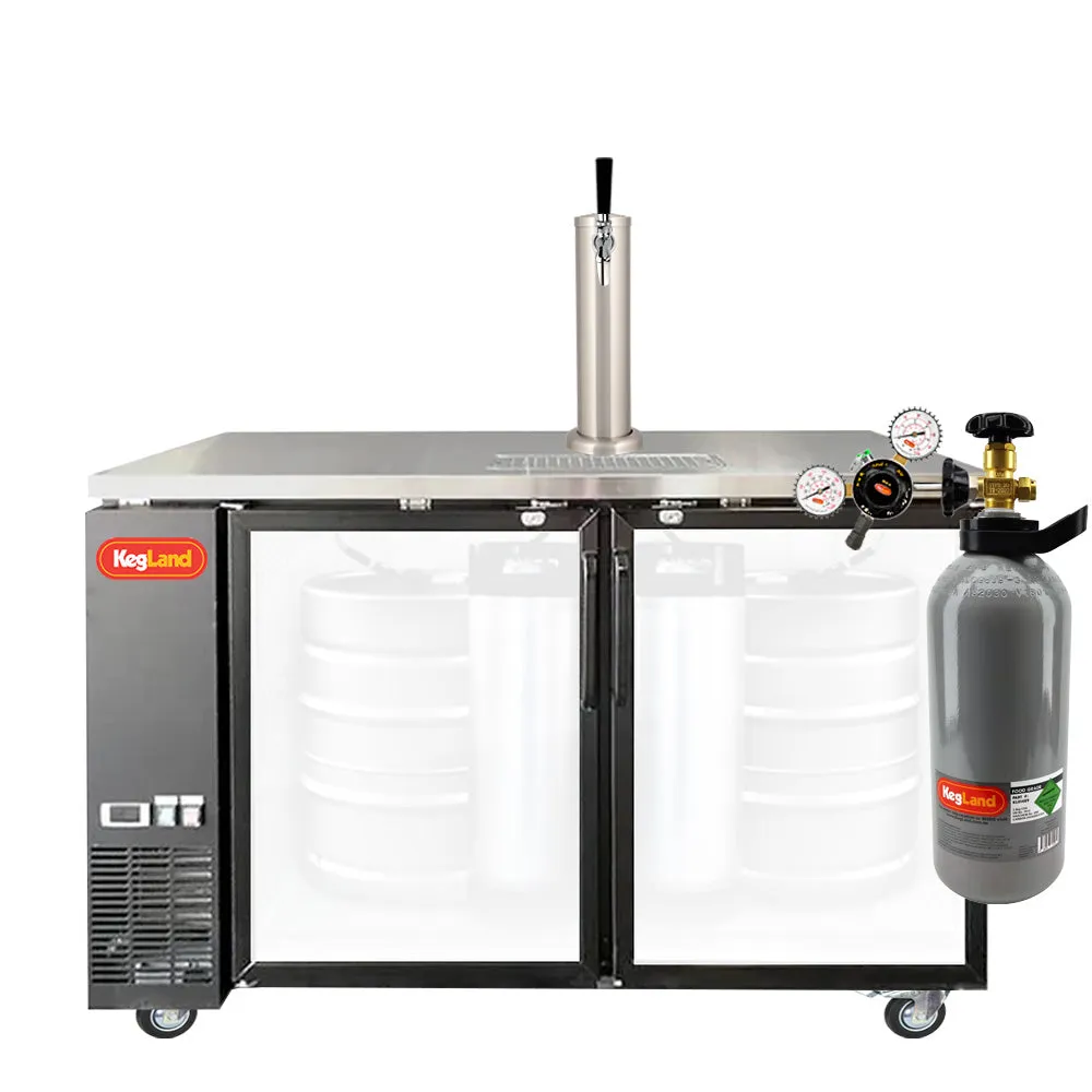 Two Door Grand Deluxe 3 Kegerator Builder