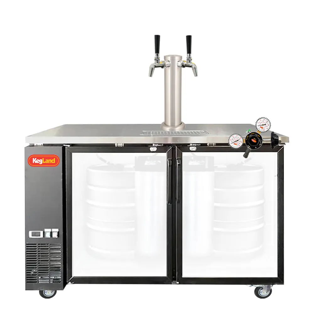 Two Door Grand Deluxe 3 Kegerator Builder