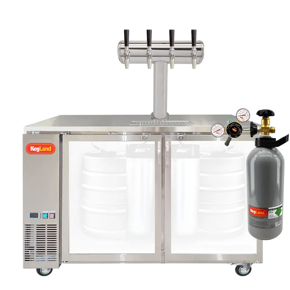 Two Door Grand Deluxe 3 Kegerator Builder