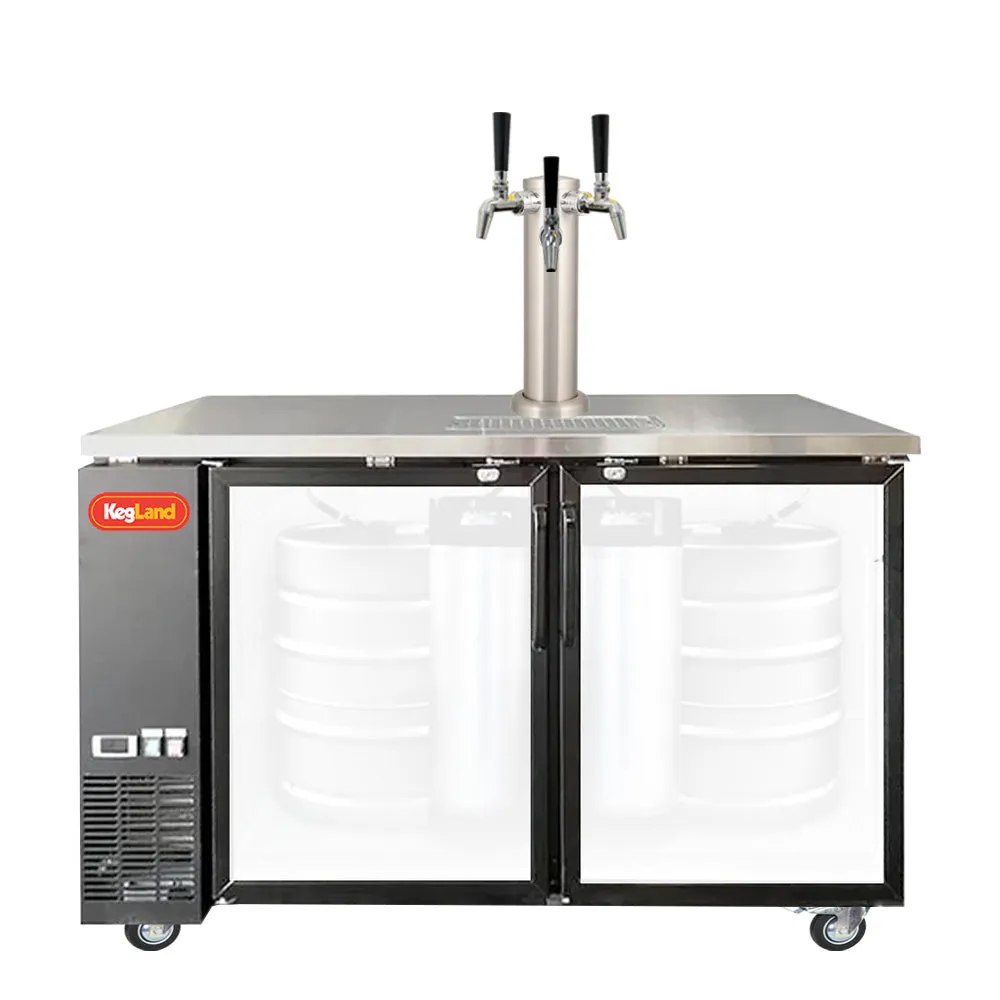Two Door Grand Deluxe 3 Kegerator Builder