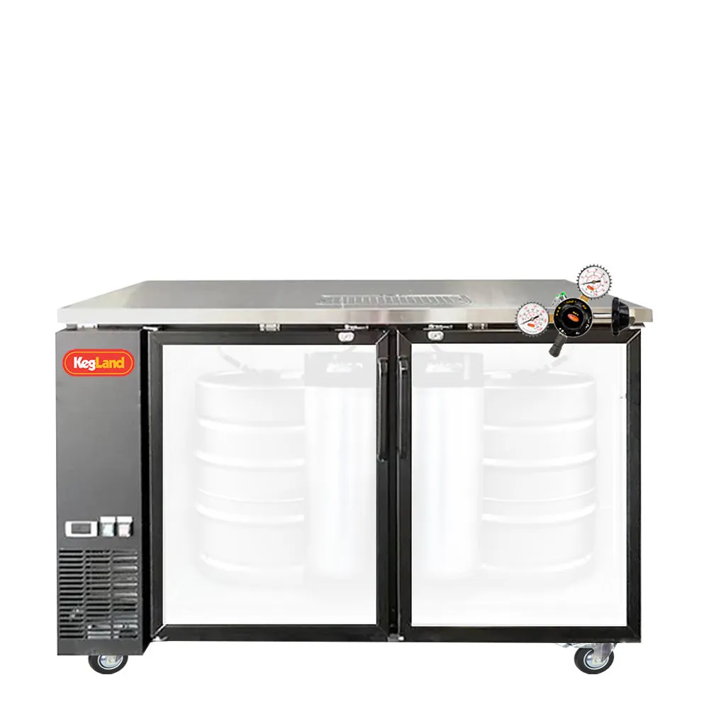 Two Door Grand Deluxe 3 Kegerator Builder