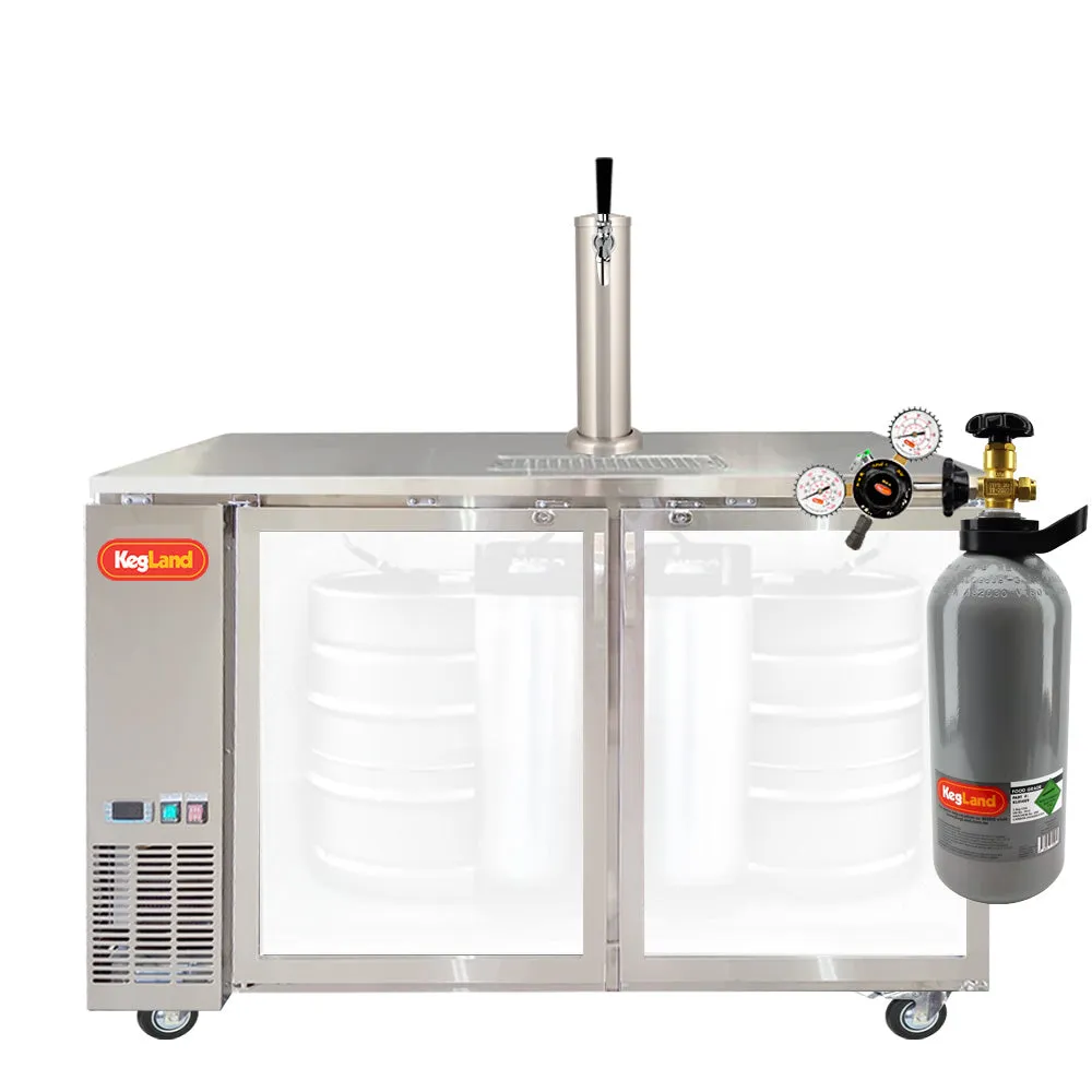 Two Door Grand Deluxe 3 Kegerator Builder