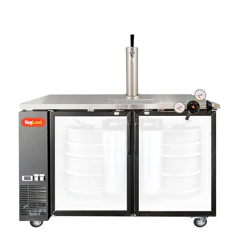 Two Door Grand Deluxe 3 Kegerator Builder