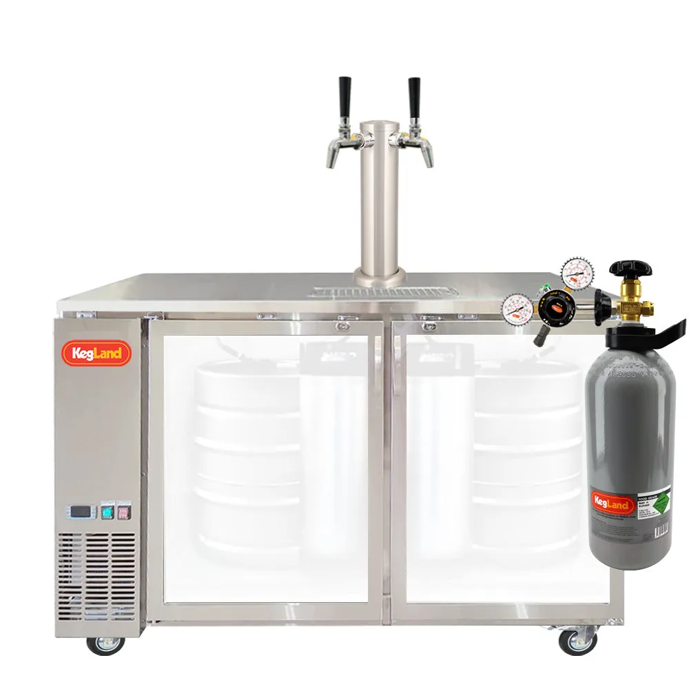 Two Door Grand Deluxe 3 Kegerator Builder
