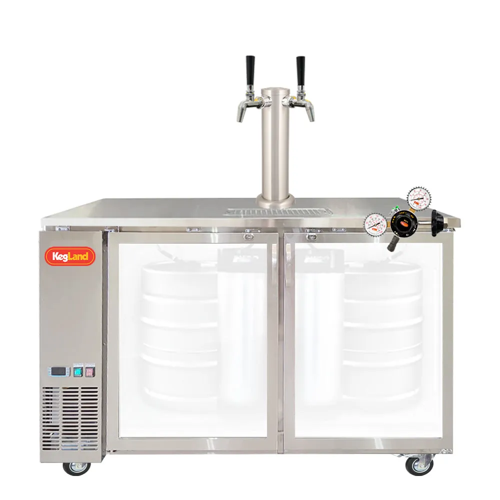 Two Door Grand Deluxe 3 Kegerator Builder