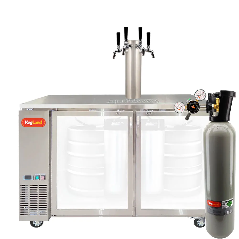 Two Door Grand Deluxe 3 Kegerator Builder