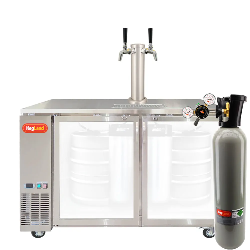 Two Door Grand Deluxe 3 Kegerator Builder