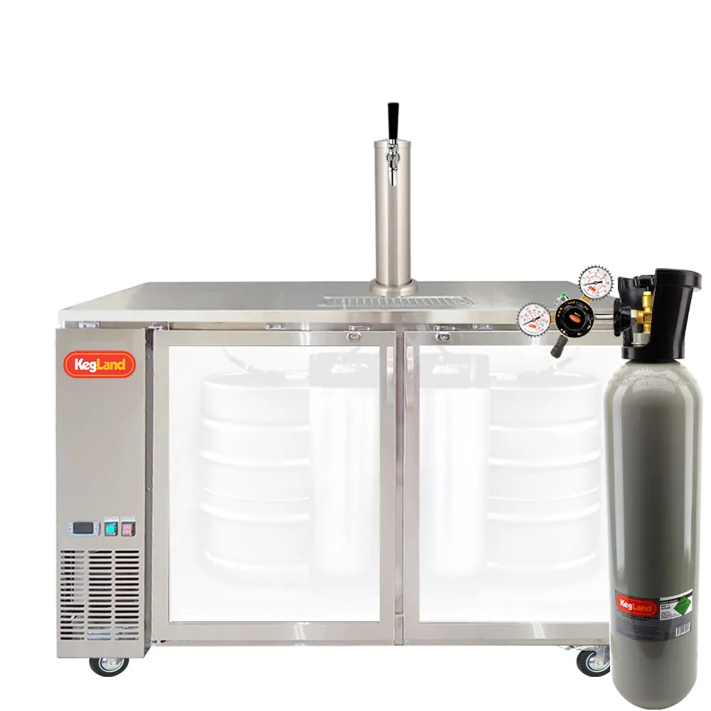 Two Door Grand Deluxe 3 Kegerator Builder