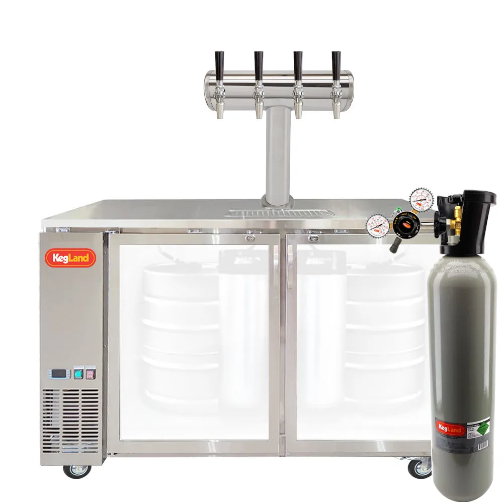 Two Door Grand Deluxe 3 Kegerator Builder