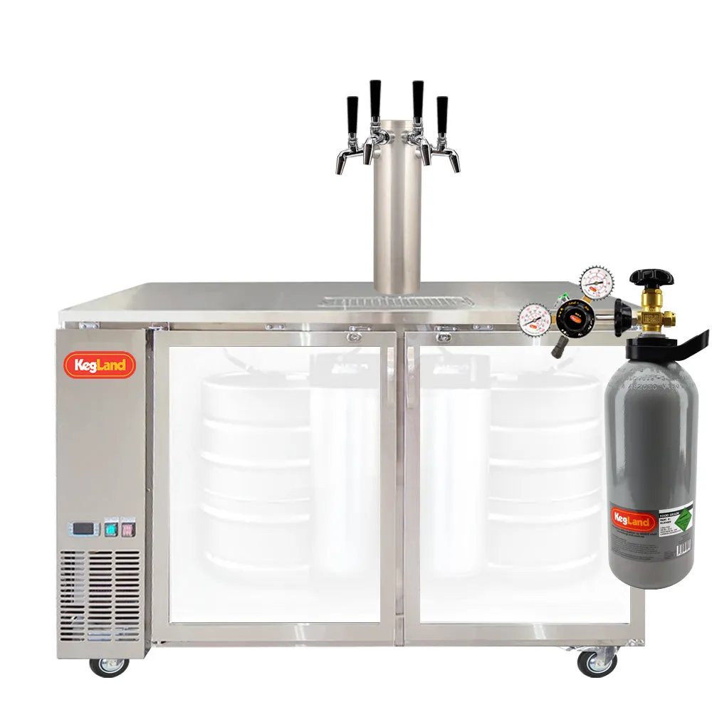 Two Door Grand Deluxe 3 Kegerator Builder
