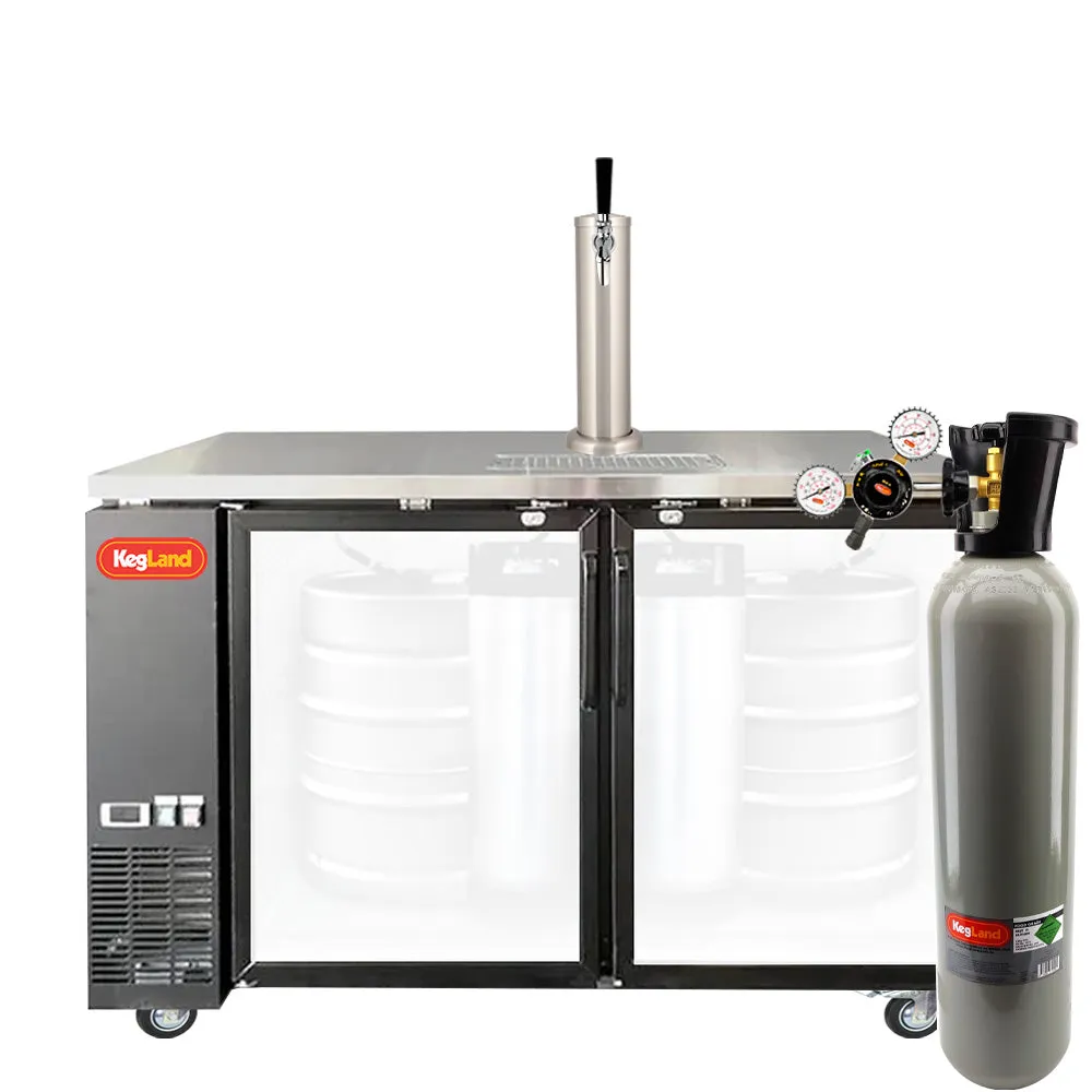 Two Door Grand Deluxe 3 Kegerator Builder