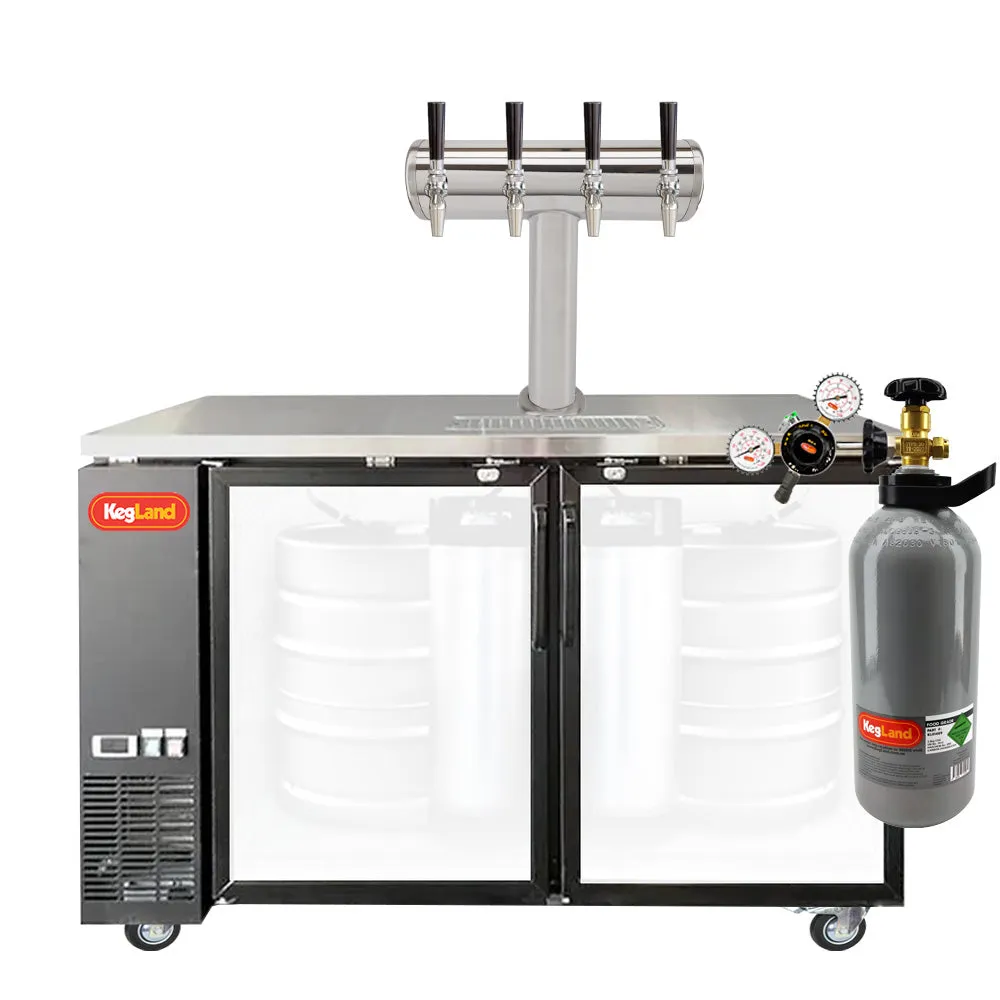 Two Door Grand Deluxe 3 Kegerator Builder