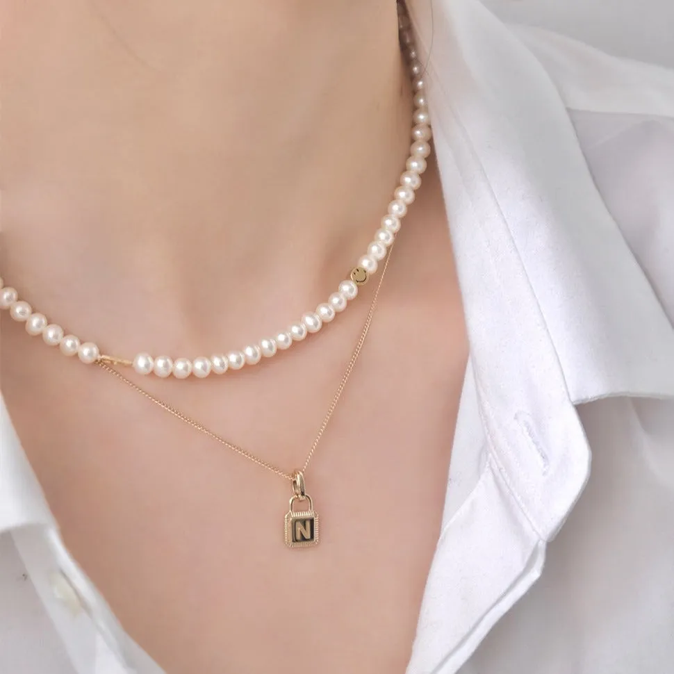 Unlock Classic - 18K Lock Personalized Gold Necklace