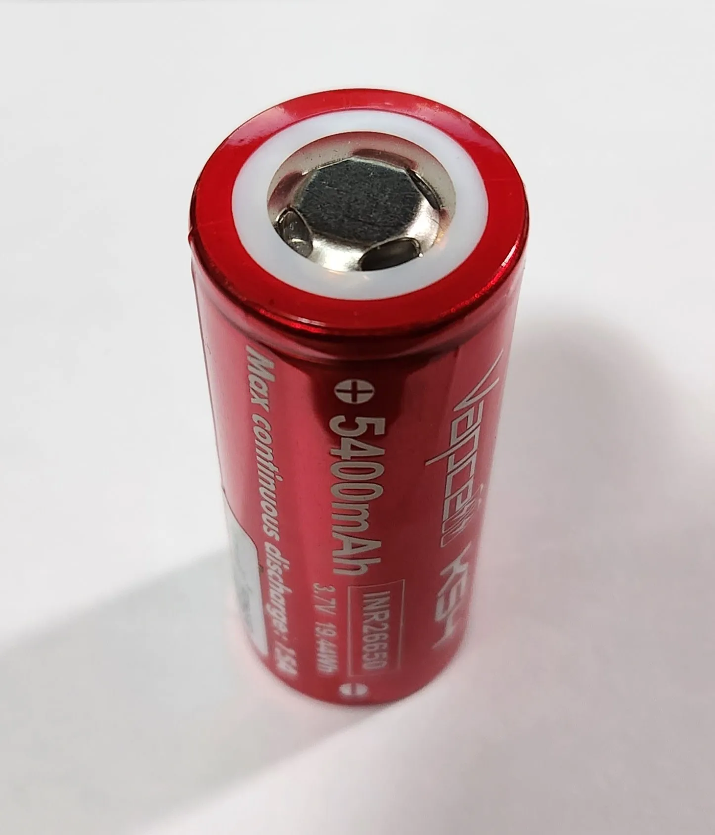 Vapcell 26650 K54 5400mah 15A Lithium-Ion Rechargeable Battery  **** HAS TO BE SHIPPED WITH FLASLIGHT   FEDEX ***