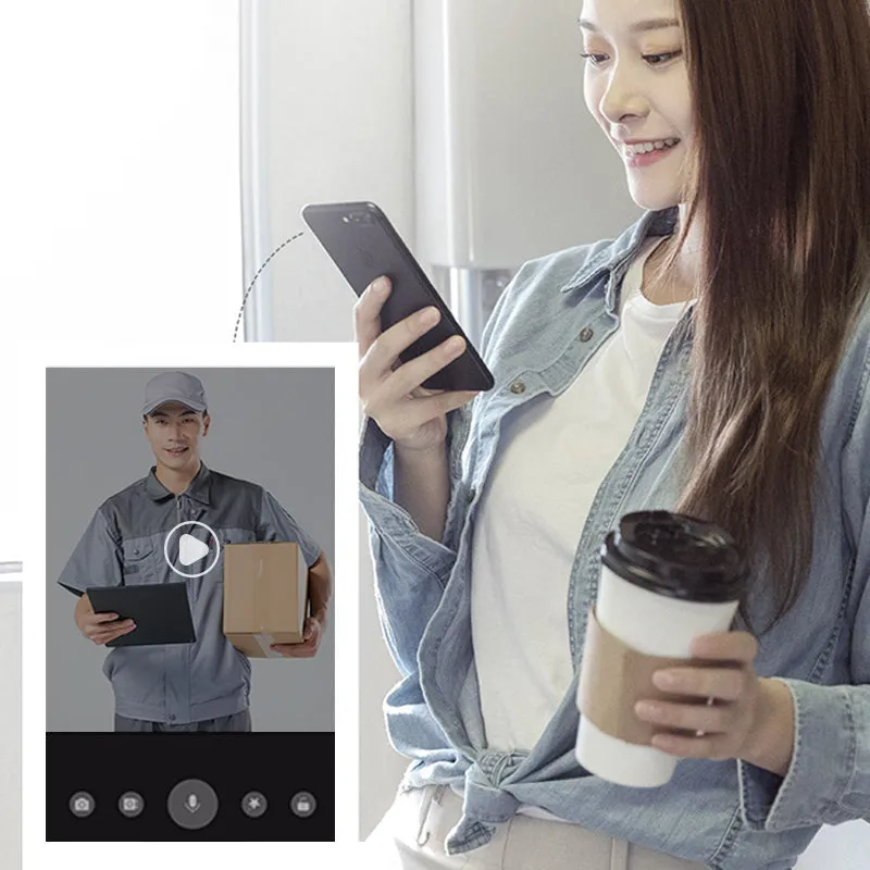 VOICE| 3D Face recognition smart door lock with video intercom feature biometric fingerprint smart door lock