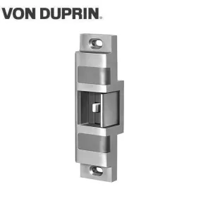 Von Duprin - 6111 Electric Strike for Rim Exit Devices - Fail Secure - Satin Stainless - 24VDC