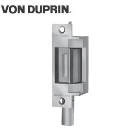Von Duprin - 6211 Electric Strike for Mortise or Cylindrical Devices - Fail Safe - Satin Stainless - 12VDC