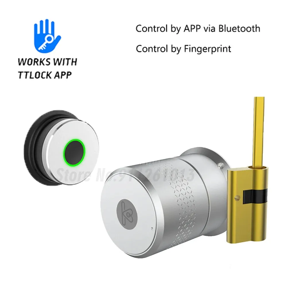 Wehere M521 Smart Door Lock Fingerprint Cylinder Bluetooth
