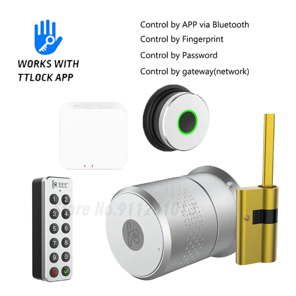 Wehere M521 Smart Door Lock Fingerprint Cylinder Bluetooth