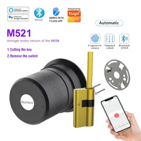 Wehere M521 Smart Door Lock Fingerprint Cylinder Bluetooth