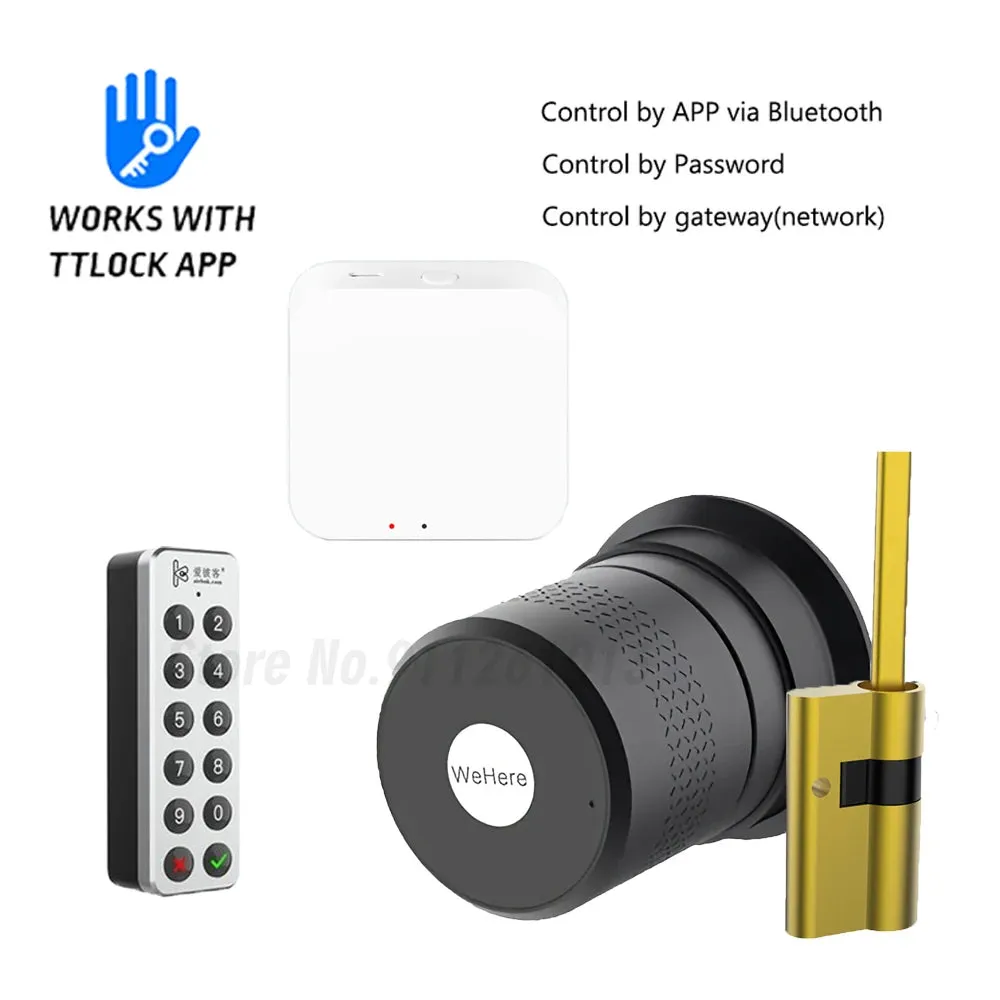 Wehere M521 Smart Door Lock Fingerprint Cylinder Bluetooth
